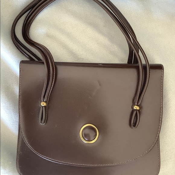 🦋2 FOR $35 Vintage Brown Handbag - Picture 2 of 6
